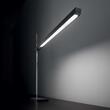 Veioza moderna neagra reglabila LED 7W/400lm/3000K, Gru TL 147659 Ideal Lux