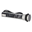 Priză birou pop-up cu USB si sistem inchidere, 3x2P+E (Schuko), OR-AE-1349(GS) Orno