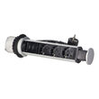 Priză birou pop-up cu USB si sistem inchidere, 3x2P+E (Schuko), OR-AE-1349(GS) Orno