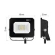 Proiector LED 10W, lumina neutra 4000 K, 1000lm, IP65, negru, ZS2213 Emos