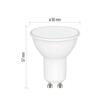 Bec LED dimmabil, RGBW, 4.8W, 400lm, GU10, protocol ZigBee, garantie 3 ani, Emos ZQZ832R