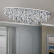 Plafoniera cristal moderna crom Crystalriver 21xG9/33W, DLU 2517/120x45 CHROM Orion