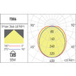 Spot LED liniar incastrat orientabil IP54 55W/4000K/7524lm XTrade TD06NW SWH Arelux