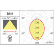 Spot LED incastrat 8W/3000/4000/6000K XEvo CCT EVS01CCT SWH Arelux