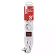 Prelungitor cu 3 prize si intrerupator, 3ml, tip Schuko (CP), Emos P1323R