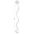 Lampadar modern bronz LED 24W/2640lm/3000K, Torsion 01-1798 Redo