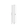 Aplica moderna Wapi alb LED 30W/3150lm/3000K, 01-2770 Redo