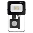 Proiector negru LED cu senzor de miscare, 10W, lumina neutra 4000 K, 1000lm, IP44, ZS2313 Emos