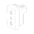 Priza italiana carbon matt, 1m, 2P+E, 16A, P17/11, NEVE UP Vimar, VIM-09203.CM