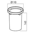 Doza incastrare XGROUND BOX for GD19/20 Arelux GD192MS