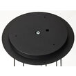 Lustra moderna neagra-aurie detalii sferice negre 7xGU10/60W Alas 2018 Jupiter