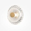 Aplica LED moderna Amulet aurie abajur transparent Ø18cm 3W, Maytoni