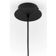 Lustra moderna neagra-aurie detaliu sferic negru 1xGU10/60W Alas 2006 Jupiter