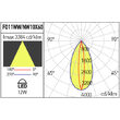 Proiector LED arhitectural IP65 montaj aparent FO11NW10X60 Arelux