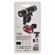 Set lanterna LED frontala bicicleta + lampa spate, 1+3xLED, Emos P3920