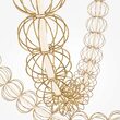 Lustra LED moderna Golden Cage aurie L32cm 117W, Maytoni