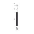 Lustră LED modernă auriu mat 7W Delphi 01-2589 Redo