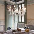 Candelabru cromat cu note venetiene 12xE14/40W, Doge SP12 168906 Ideal Lux