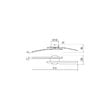 Aplica/Plafoniera LED moderna alb mat 14W/1060lm/4000K, Yuno 01-2962 Smarter
