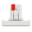 Intrerupator revenire 10A 2m simbol sonerie indicator luminos alb NOUA UNICA Schneider Electric, NU320618CN
