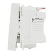 Intrerupator revenire 10A 2m simbol sonerie indicator luminos alb NOUA UNICA Schneider Electric, NU320618CN