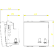 Pulsant alb, 2m, 1P NO, 10A, NEVE UP Vimar, VIM-09008.2