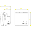 Intrerupator simplu alb, 2m, 1P, 16AX, NEVE UP Vimar, VIM-09001.2