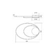Plafoniera LED moderna alba 45W/3412lm/3000K, Nexus 01-2957 Smarter