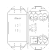 Intrerupator cap scara alb, 2m, 1P, 16AX, NEVE UP Vimar, VIM-09005.2