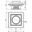 Variator/DIMMER 10-350W 1,5A 220-240V AC Arelux PR350