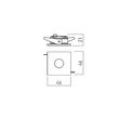 Spot LED incastrata al. periat XTWIST 1x3W 4000K IP40 40° BA Arelux TW02NW40 BA