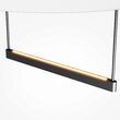 Lustra LED moderna Ambience neagra abajur alb Ø60cm 30W, Maytoni