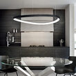 Lustra moderna neagra LED 56W/6300lm/3000K, Gemini SP D081 247281 Ideal Lux