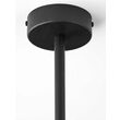 Candelabru modern negru abajururi champagne 3xG9/60W si 3xGU10/60W Moka 1993 Jupiter