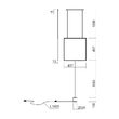 Lustra/lampadar moderna aurie LED 28W/2898lm/3000K, Slick 01-2133 Redo