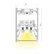 Profil LED negru montaj aparent/suspendat 4000K/7425lm 60W XRope RPU50NW60 SBK Arelux