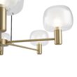 Lustra moderna Vision aurie abajur transparent Ø96cm, Maytoni