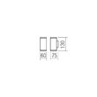 Aplica LED exterior IP54 il. direct/indirect, Vince 9452 Smarter