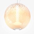 Lustra LED moderna Bruma cromata abajur alb Ø30cm 15W, Maytoni