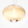 Lustra LED moderna Bruma cromata abajur alb Ø30cm 12W, Maytoni