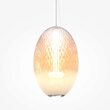 Lustra LED moderna Bruma cromata abajur alb Ø25cm 19W, Maytoni