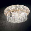 Candelabru modern auriu cristal 12xE14/40W, NABUCCO SP12 237794 Ideal Lux