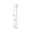 Lustra moderna maro LED 7W/675lm/3000K, L55, Kanji 01-2366 Redo