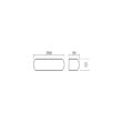 Aplica moderna alb mat 1xE14/28W, Brow 05-950 Smarter