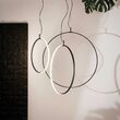 Lustra circulara neagra LED 29W/3200lm/3000K, Circus SP D44 291345 Ideal Lux