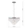 Lustra cristal moderna Celeste 9xG9/40W, HL 6-1806/9 CHROM Orion
