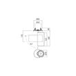 Spot LED semi-incastrat articulare 0°-355° orizontal și 0°-90° vertical 20W/4000K/2400lm XGamma GM23NW SWH Arelux