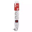 Prelungitor cu 4 prize si intrerupator, 3ml, tip Schuko (CP), Emos P1423R