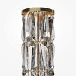 Lampadar cristal transparent modern Puntes auriu Ø20cm, Maytoni