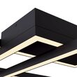Plafoniera LED moderna Rida neagra abajur alb L78cm 78W, Maytoni